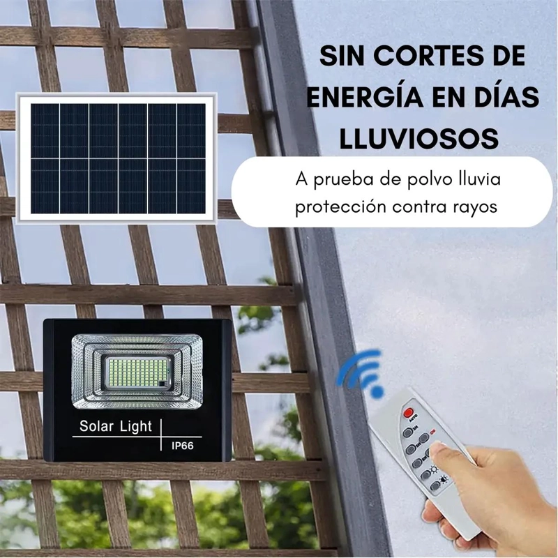 FOCO SOLAR REFLECTOR LED 300W PARA INTERIOR Y EXTERIOR - 4
