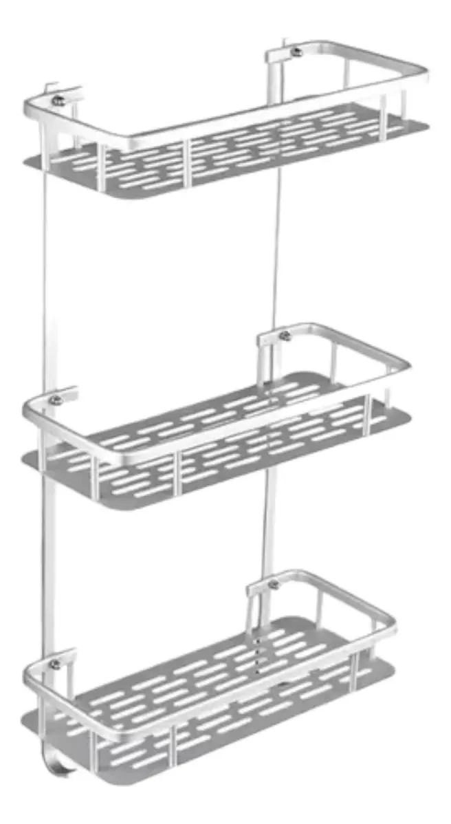 ORGANIZADOR DE DUCHA 3 NIVELES RECTANGULAR - 3
