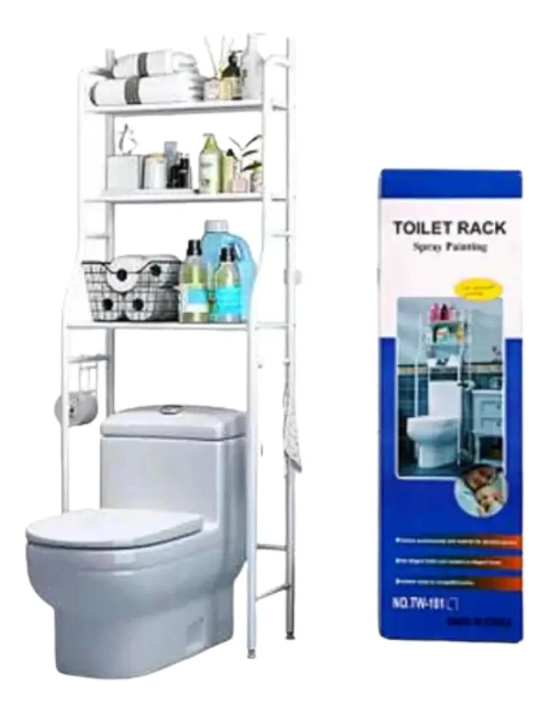 MUEBLE ORGANIZADOR DE BAÑO CON 3 NIVELES - 1
