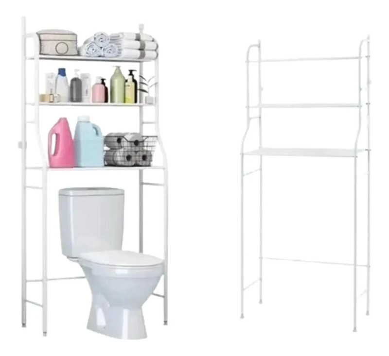MUEBLE ORGANIZADOR DE BAÑO CON 3 NIVELES - 2