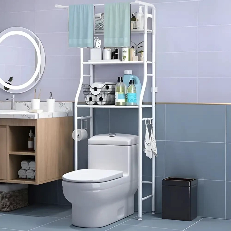 ESTANTE ORGANIZADOR PARA BAÑO CON MULTIPLES NIVELES - 1