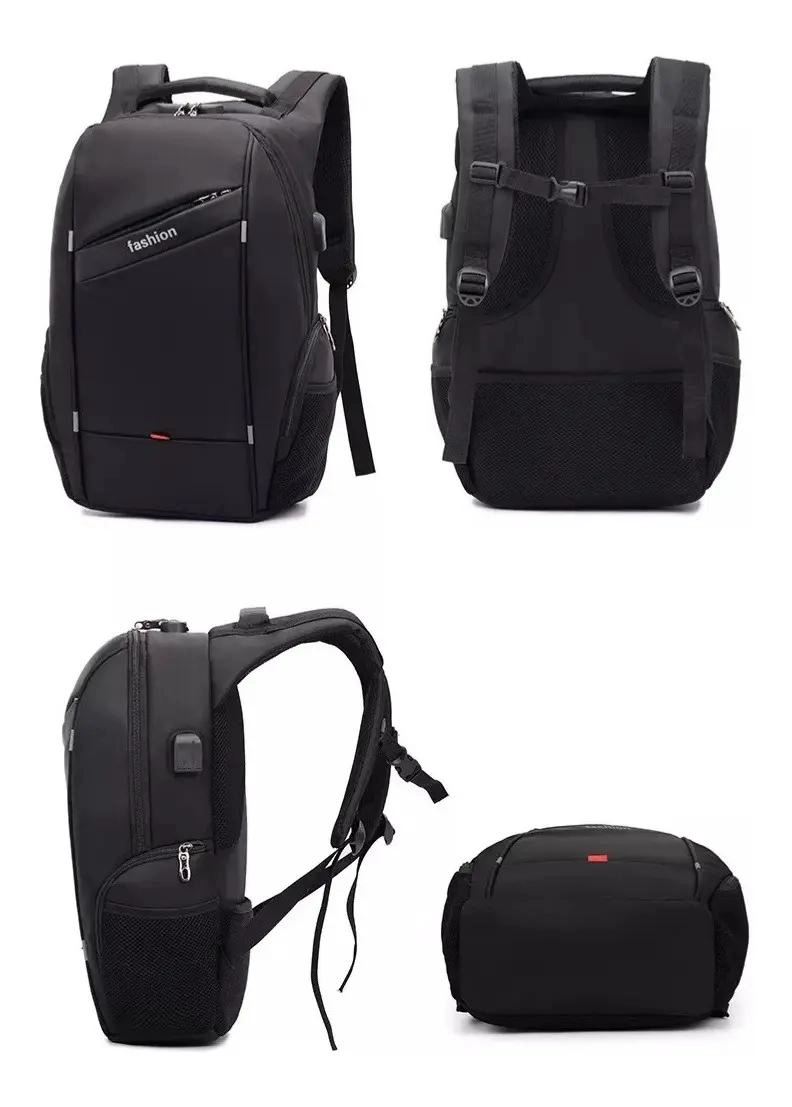 MOCHILA IMPERMEABLE PARA HOMBRE CON PUERTO USB Y CANDADO - 2