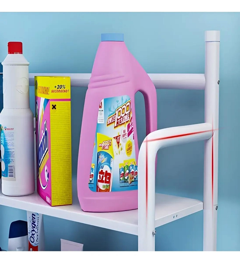 ESTANTE METALICO ORGANIZADOR PARA LAVADORA Y BAÑO 3 NIV. - 5