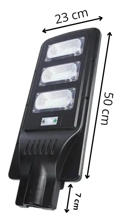 FOCO LED EXTERIOR SOLAR 150W CON PANEL SOLAR - 4