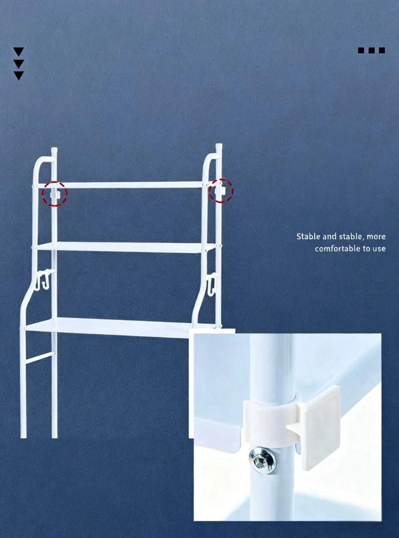 MUEBLE ORGANIZADOR PARA BAÑO BLANCO 153X47X25 CM - 3