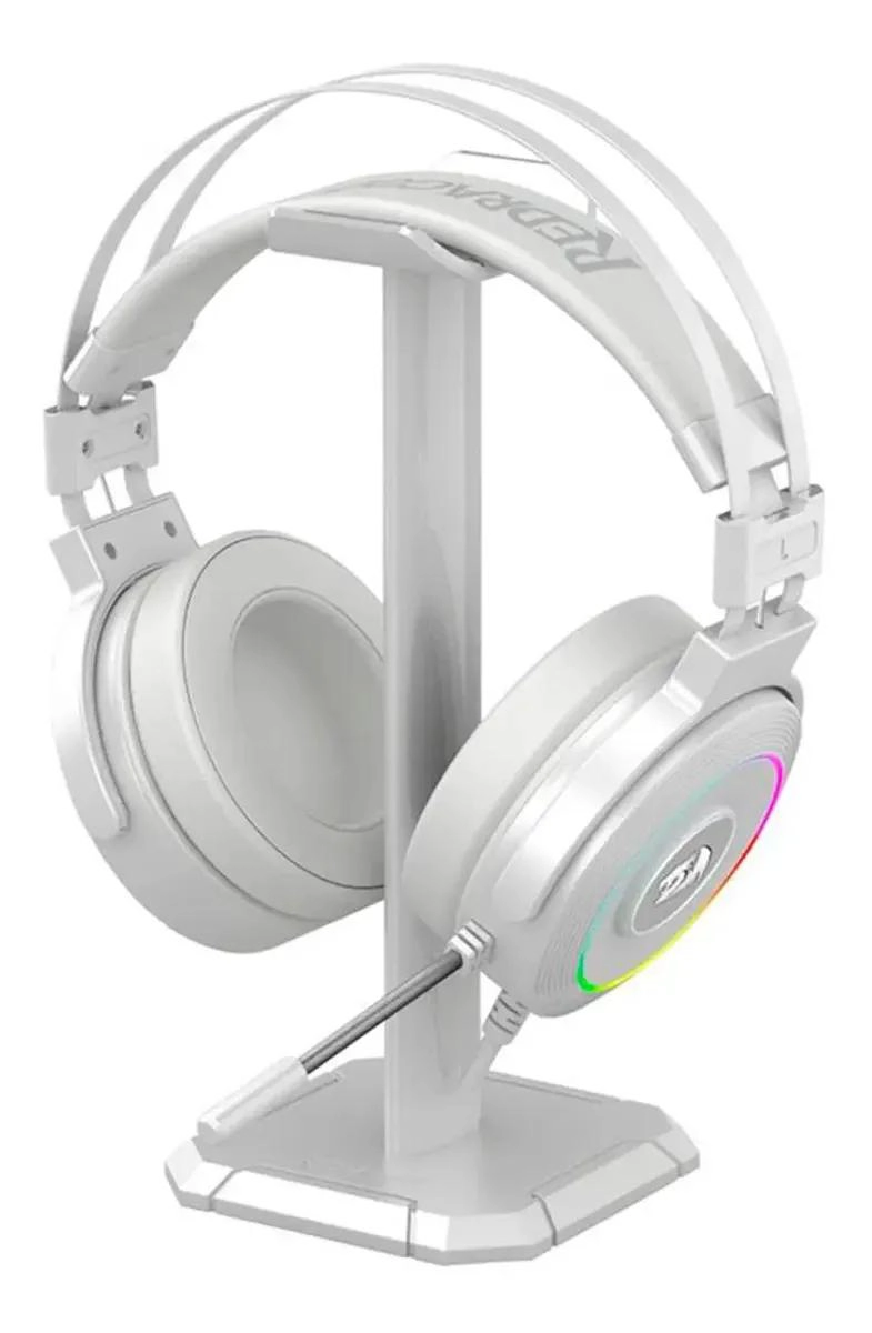 AUDIFONOS GAMER CON SONIDO 7.1 RGB USB BLANCO - 2