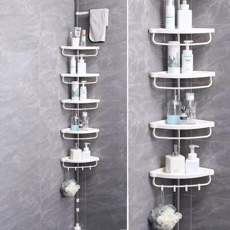 ORGANIZADOR ESQUINERO DE BAÑO 4 NIVELES MULTIFUNCIONAL - 3