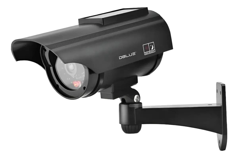 CAMARA DE SEGURIDAD FICTICIA SOLAR CON LUZ LED - 1