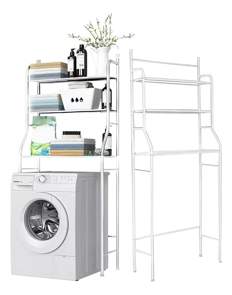 ORGANIZADOR METALICO PARA LAVADORA 3 NIVELES - 1