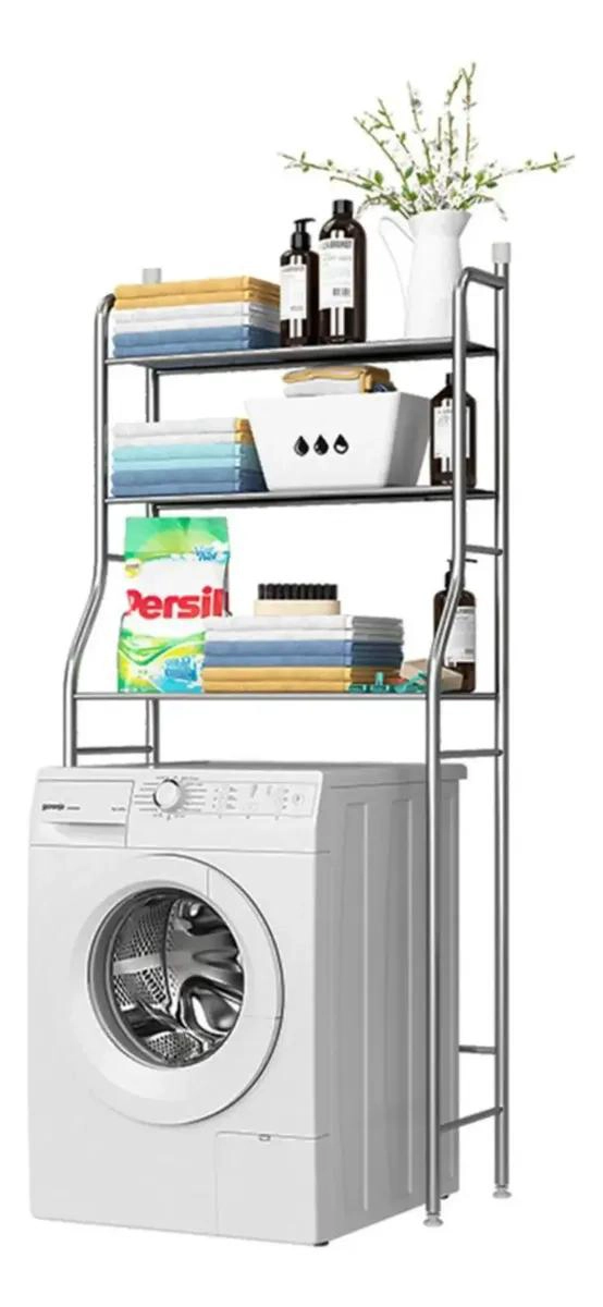 ORGANIZADOR METALICO PARA LAVADORA 3 NIVELES - 5