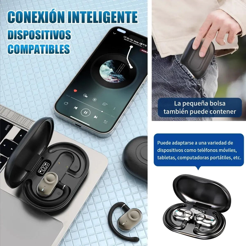 AURICULARES DE TRADUCCION CON GANCHO PARA OREJA JM18 - 3