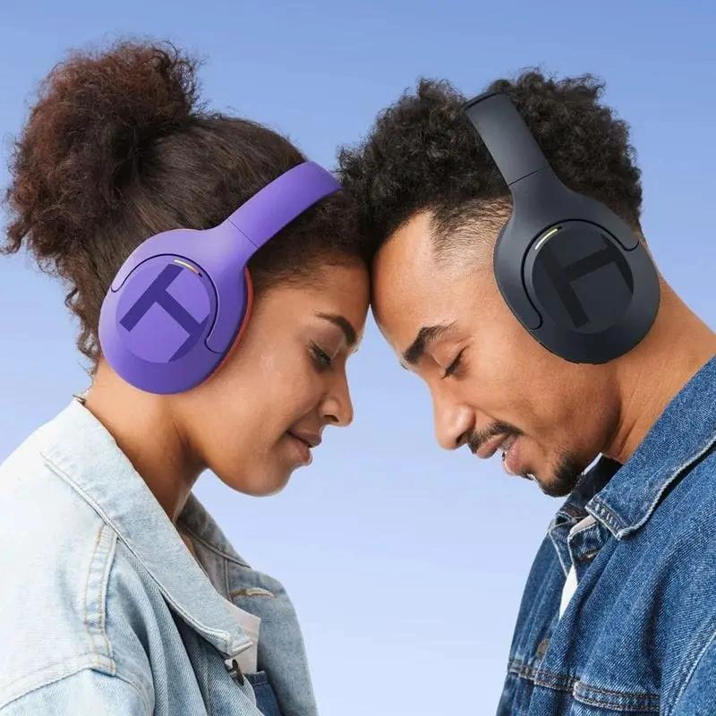 AURICULARES OVER EAR BLUETOOTH CON ANC HIBRIDO AZUL - 5