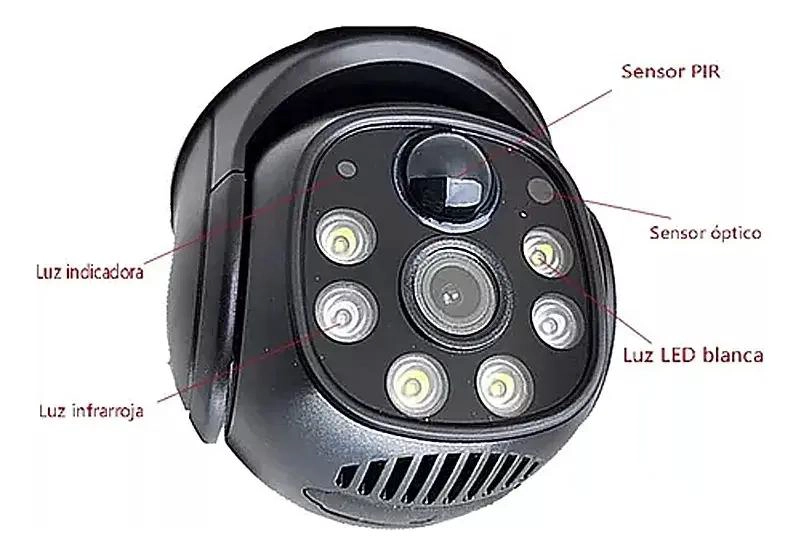 CAMARA SOLAR INALAMBRICA HD 360° PARA EXTERIORES - 4