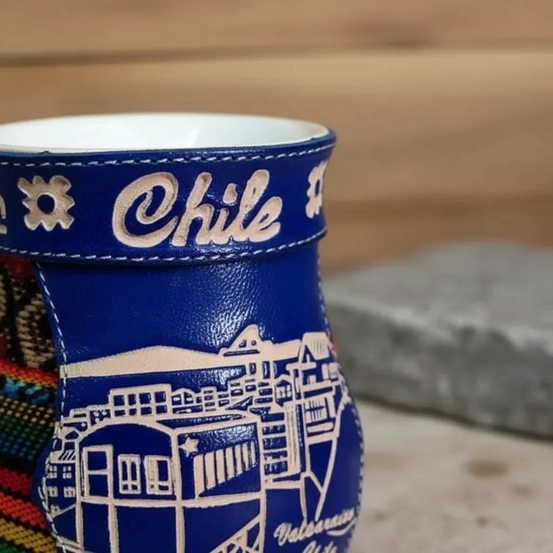 MATE DE CERAMICA CON BOMBILLA Y TAZA MATERA - 4