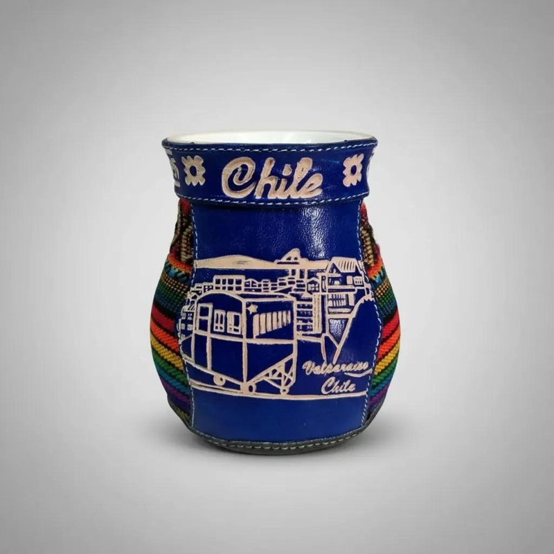 MATE DE CERAMICA CON BOMBILLA Y TAZA MATERA - 5