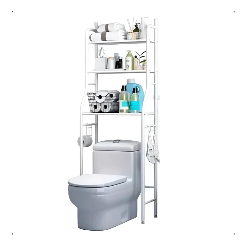 ORGANIZADOR PARA BAÑO CON ESTANTE PARA LAVADORA - 1