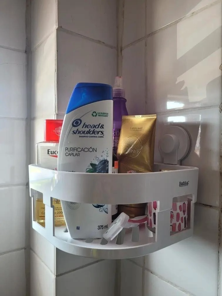 ORGANIZADOR ESQUINERO ADHESIVO PARA DUCHA Y COCINA - 3