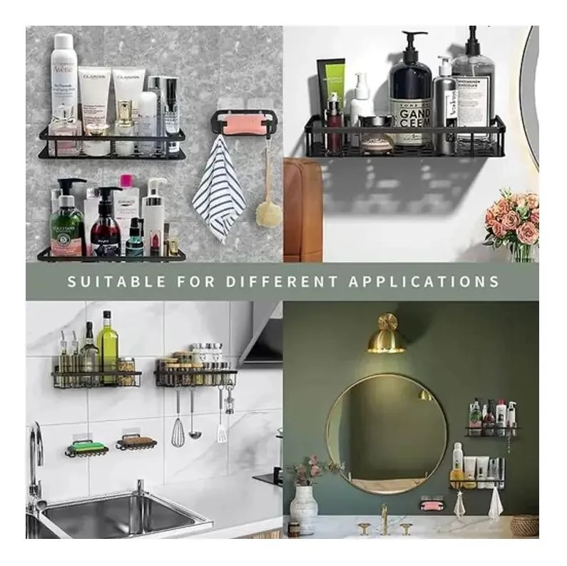 ORGANIZADOR PARA DUCHA CON REPISA Y ACCESORIOS DE BAÑO - 2