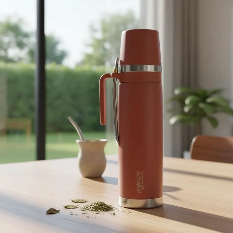 PACK MATE TERMO 3EN1 850ML Y MATE CON BOMBILLA - 3