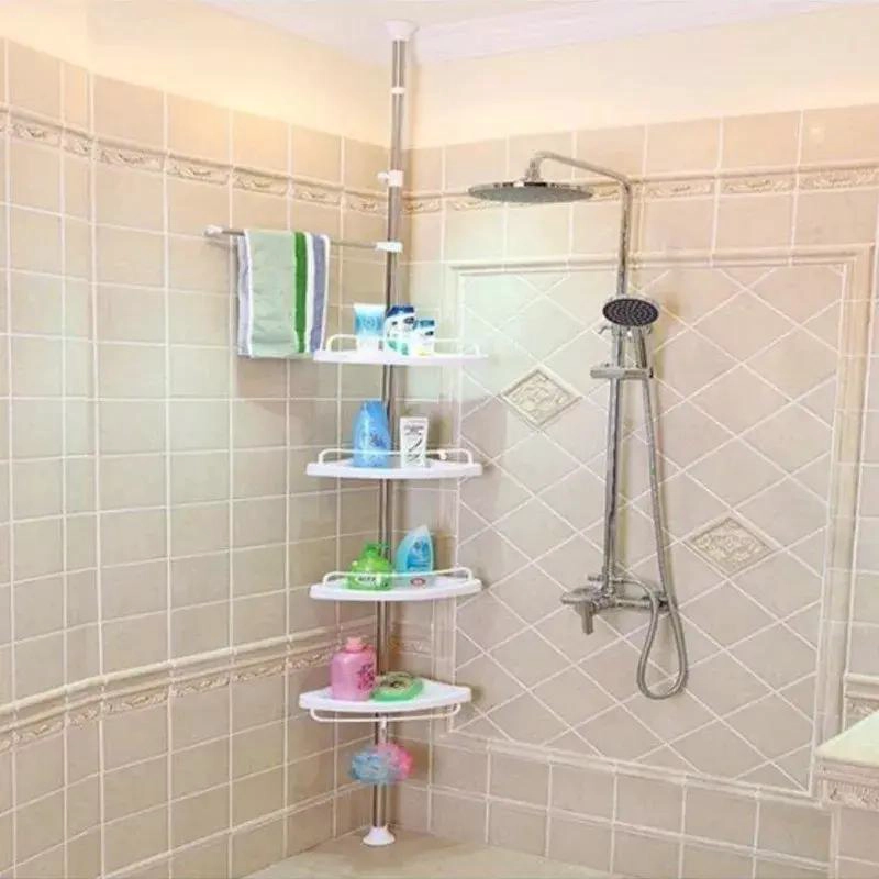 ORGANIZADOR ESQUINERO PARA BAÑO CON MULTIPLES NIVELES - 4