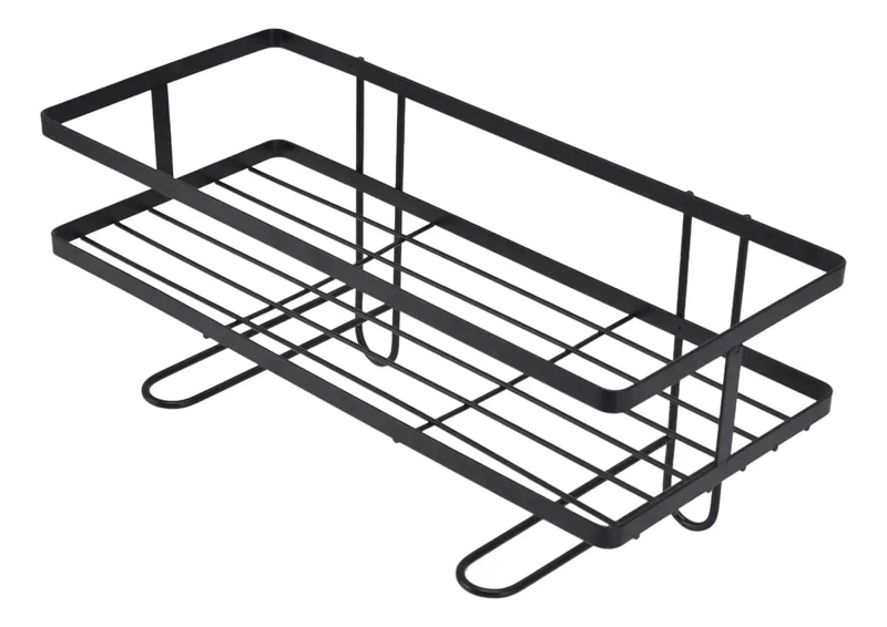 ESTANTE METALICO ORGANIZADOR PARA BAÑO Y REPISA DE INODOR - 3