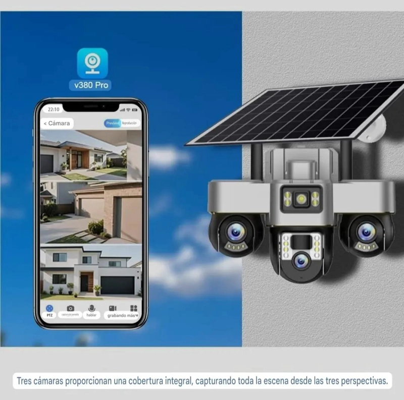 CAMARA SOLAR INALAMBRICA PARA VIDEOVIGILANCIA EXTERIOR - 4
