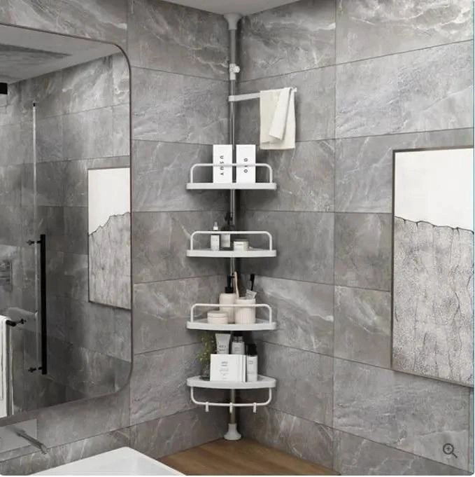 ESQUINERO DE DUCHA AJUSTABLE CON 4 REPISAS MULTIUSO - 5
