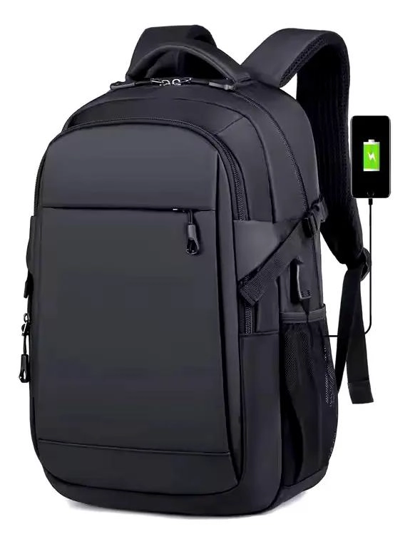 MOCHILA PARA NOTEBOOK 17 L CON PUERTO USB RESISTENTE AL   - 1