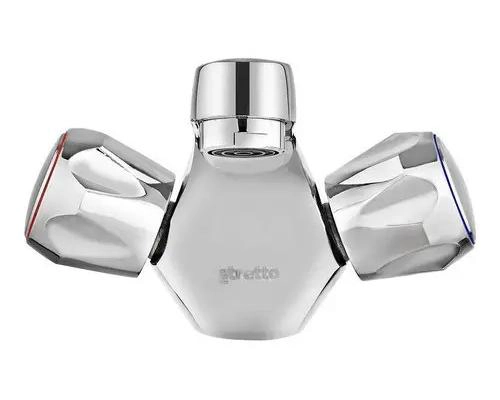 MONOBLOCK PARA LAVATORIO METAL STRETTO CROMO - 4