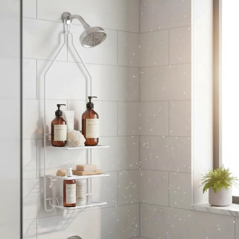 ORGANIZADOR DE DUCHA METALICO PARA BAÑO - 2