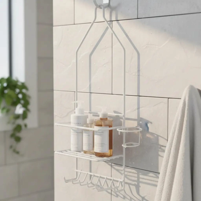 ORGANIZADOR DE DUCHA METALICO PARA BAÑO - 5