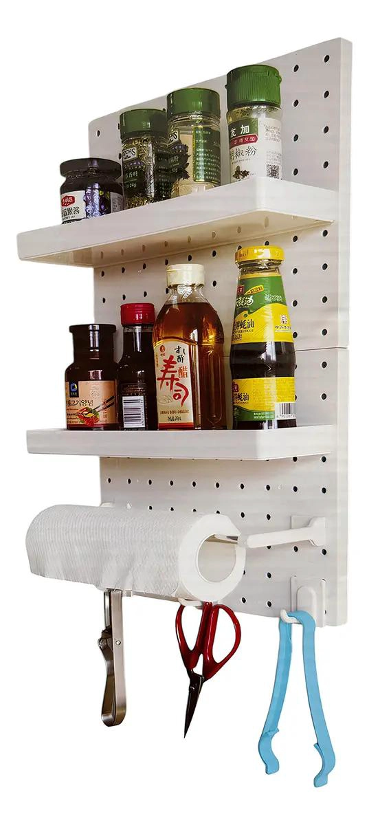 ESTANTE AJUSTABLE HAITON PVC BLANCO 54X30 CM - 1