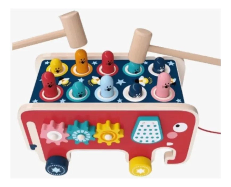JUEGO DIDACTICO ELEFANTE DE MADERA MONTESSORI - 3