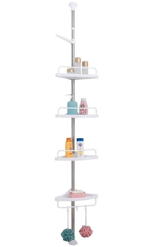 ESQUINERO DE DUCHA CON 4 REPISAS PARA BAÑO Y COCINA - 1
