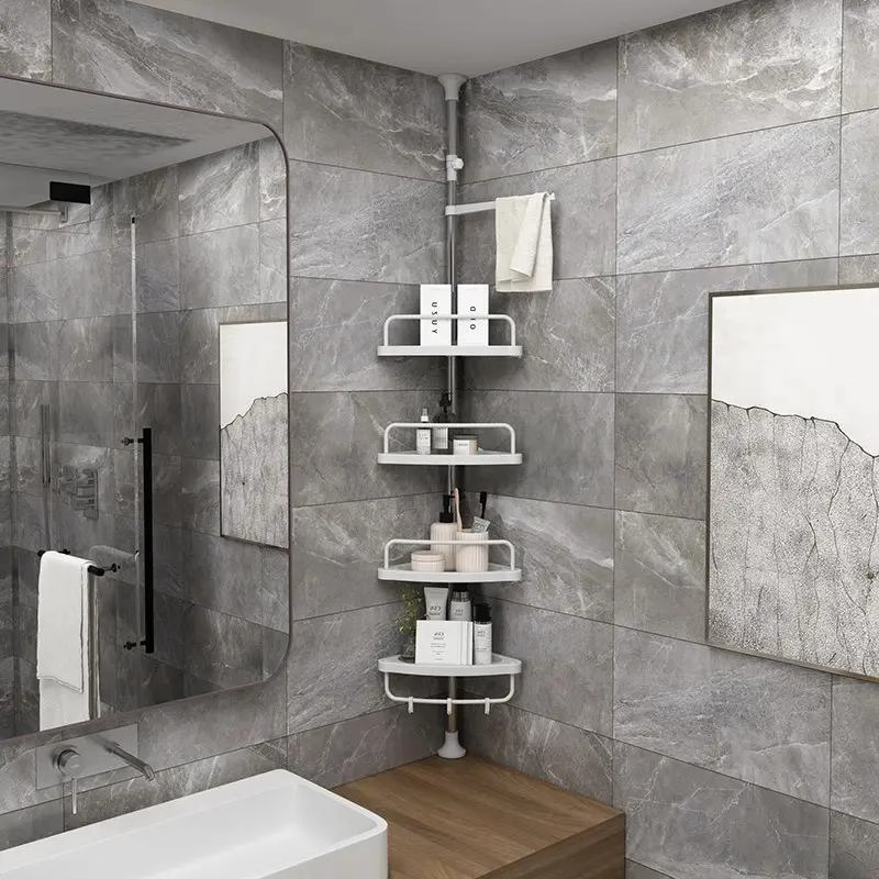 ESQUINERO DE DUCHA CON 4 REPISAS PARA BAÑO Y COCINA - 4