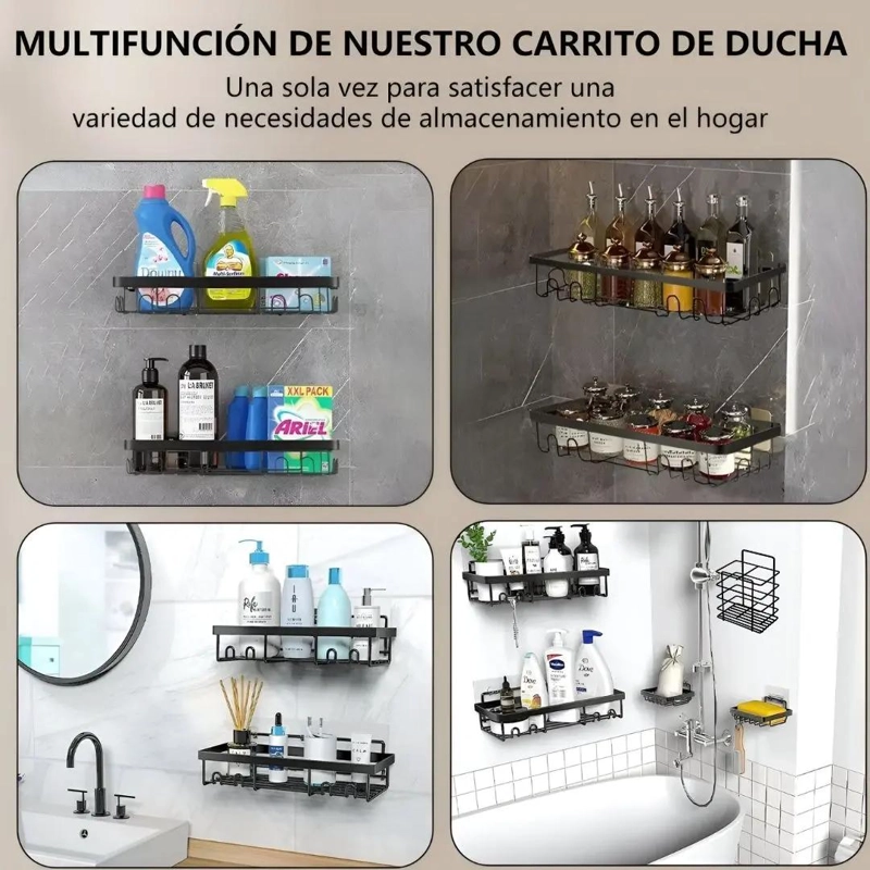 ORGANIZADOR DE 5 REPISAS PARA BAÑO Y COCINA - 3