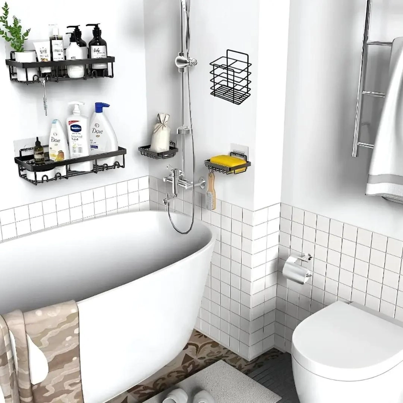 ORGANIZADOR DE 5 REPISAS PARA BAÑO Y COCINA - 4