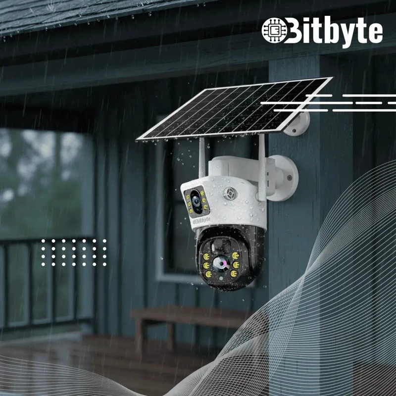 CAMARA DE SEGURIDAD SOLAR WIFI EXTERIOR 4MP IMPERMEABLE - 2