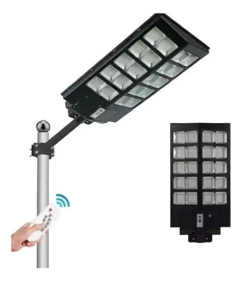 PACK 3 FOCOS SOLARES EXTERIOR 1000W PARA POSTE - 4