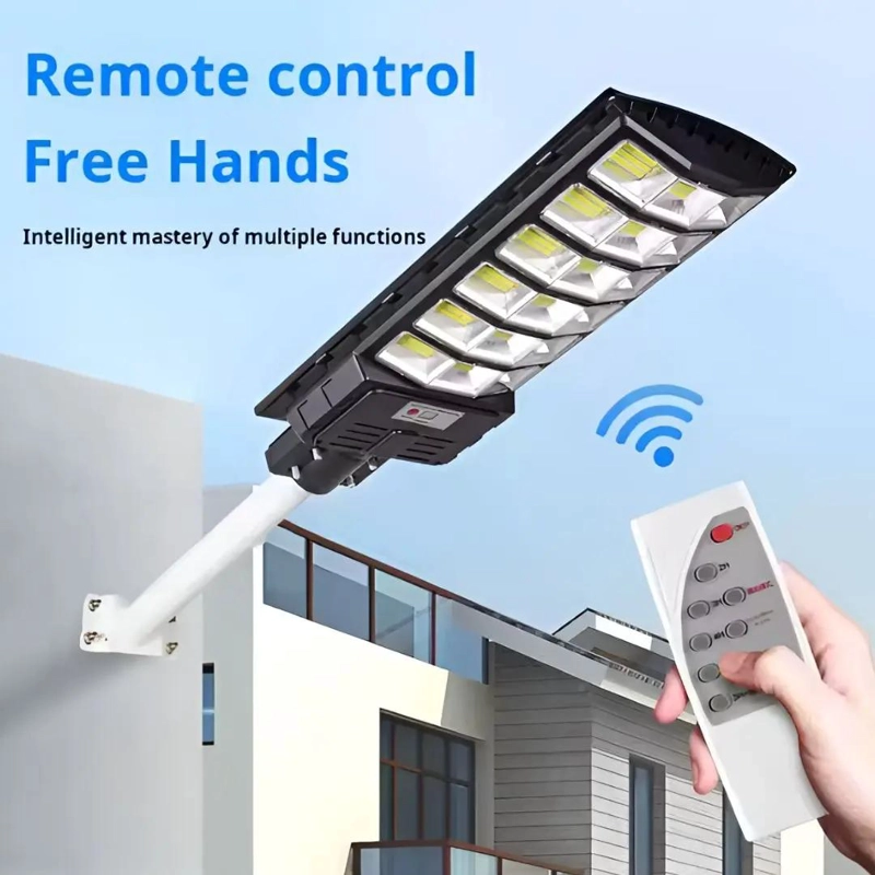 FOCO SOLAR LED 800W CON SOPORTE Y CONTROL REMOTO - 2
