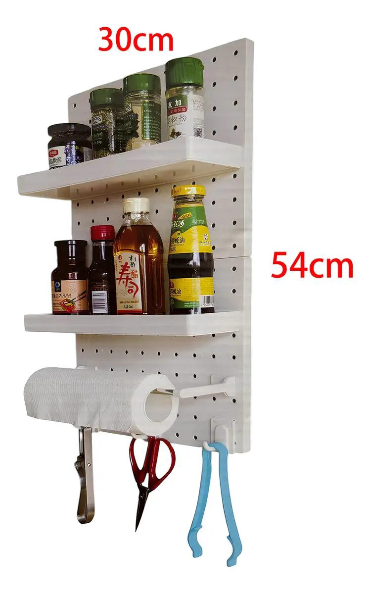 PLACA AJUSTABLE PARED CON AGUJERO Y GANCHO - 3