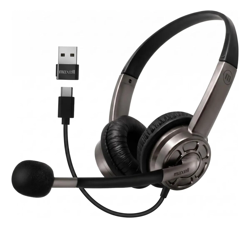 AUDIFONOS USB-C CON MICROFONO HS-HMIC - 1