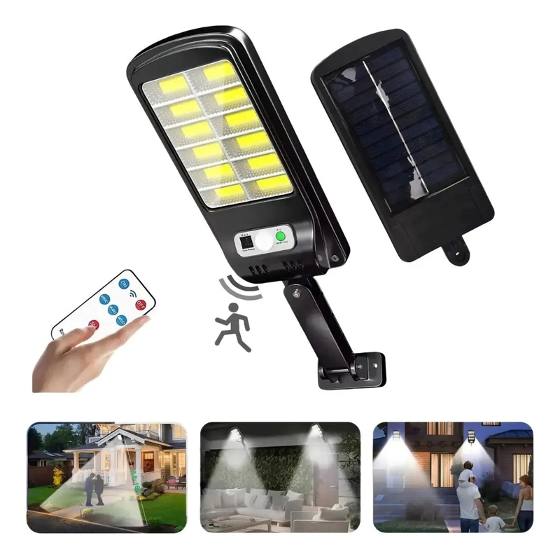 FOCO SOLAR LED EXTERIOR 120 LEDS LUZ BLANCA IP65 - 1