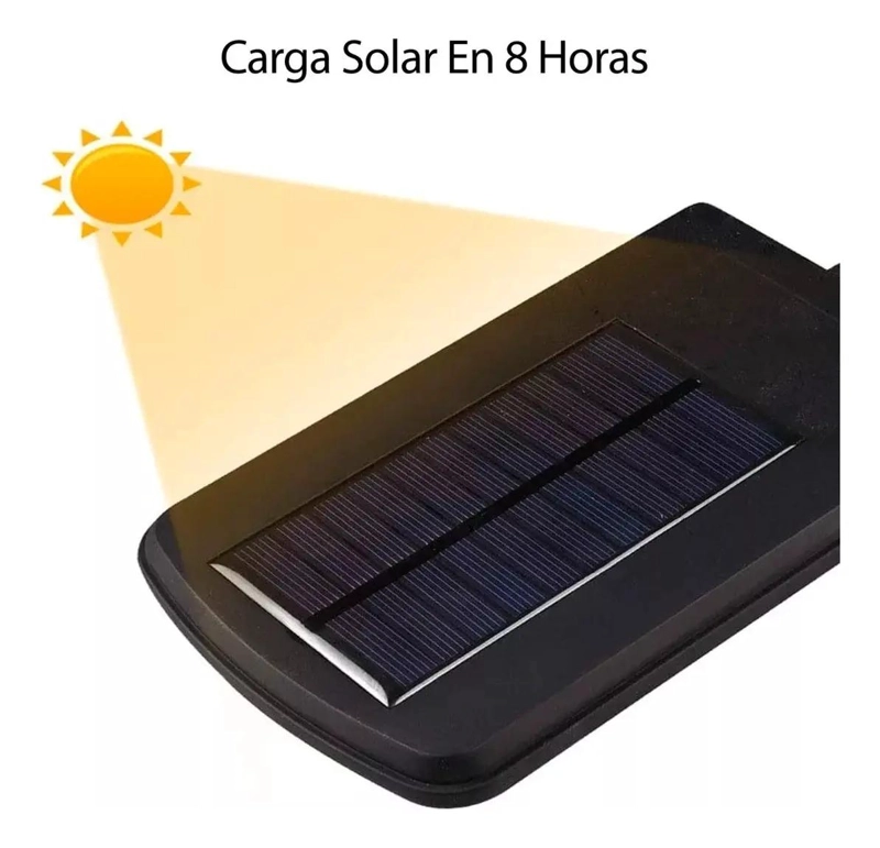 PACK 2 FOCOS SOLARES 120 LED CON SENSOR DE MOVIMIENTO - 2