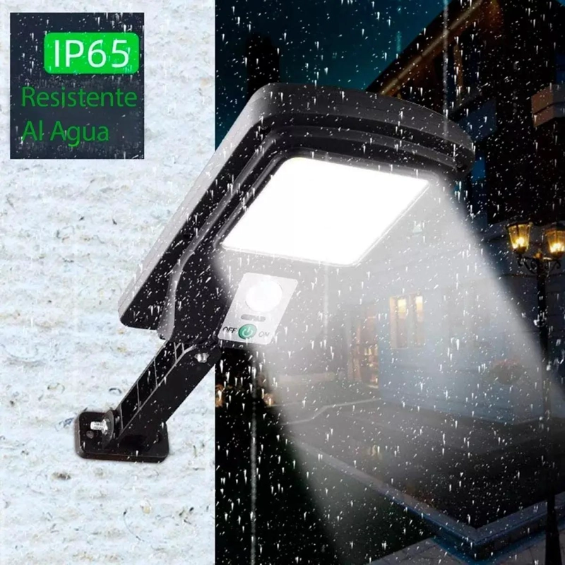 PACK 2 FOCOS SOLARES 120 LED CON SENSOR DE MOVIMIENTO - 3