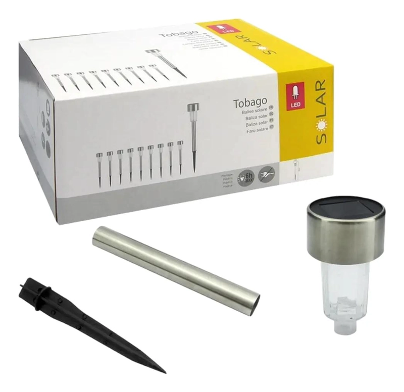 SET DE 10 ESTACAS LED SOLARES PARA JARDIN - 5