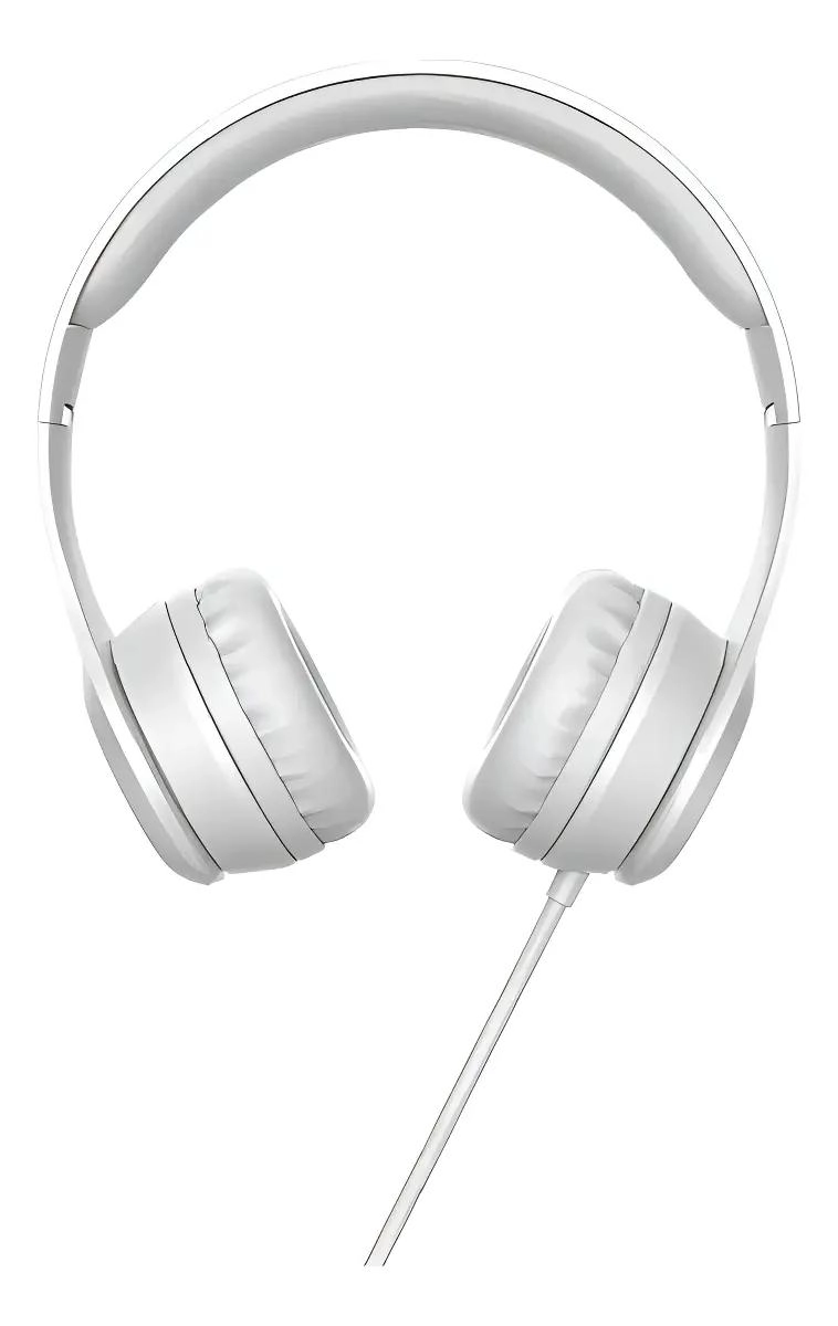 AUDIFONOS HEADSET CON JACK 3.5MM BLANCO - 1