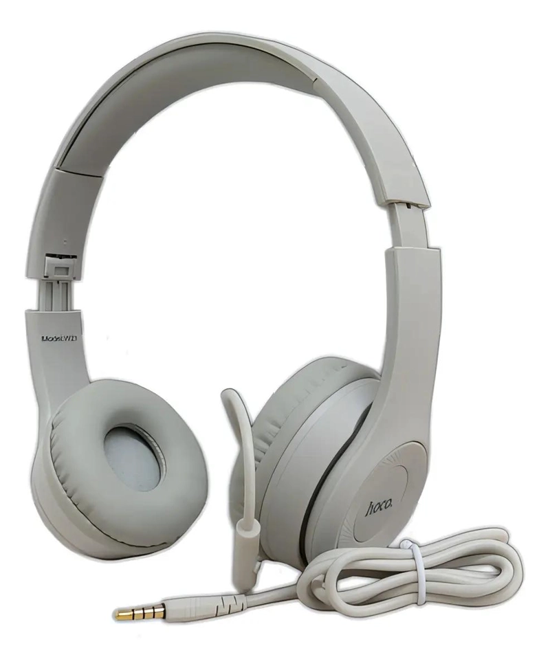 AUDIFONOS HEADSET CON JACK 3.5MM BLANCO - 2