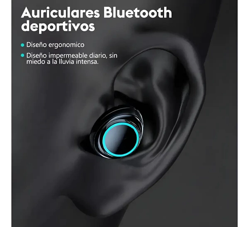 AUDIFONOS BLUETOOTH DEPORTIVOS CON REDUCCION DE RUIDO - 4