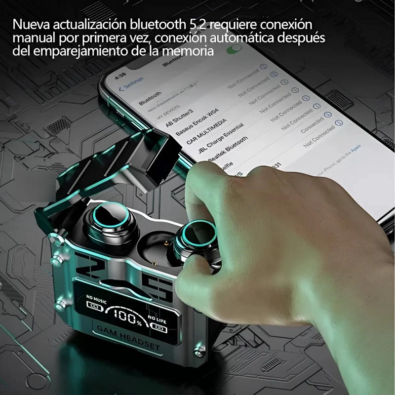 AUDIFONOS BLUETOOTH DEPORTIVOS CON REDUCCION DE RUIDO - 5